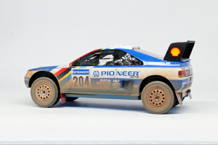 ギャラリービューアに画像をロードする, 【予約】9月以降発売予定Peugeotプジョー 405 GT T-16 Paris Dakar Winner 1989 dirty /TOPMARQUES 1/18  レジンミニカー
