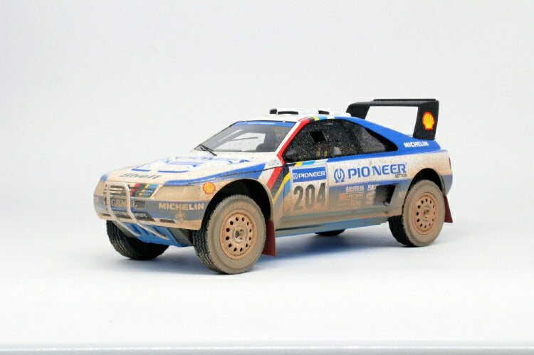 【予約】9月以降発売予定Peugeotプジョー 405 GT T-16 Paris Dakar Winner 1989 dirty /TOPMARQUES 1/18  レジンミニカー