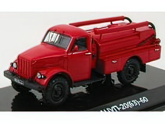 GAZ - ATSUP-20-60 (CHASSIS GAZ-23) TANKER TRUCK - FIRE ENGINE - VIGILI DEL FUOCO - RED /Sparkスパーク 1/43 ミニカー