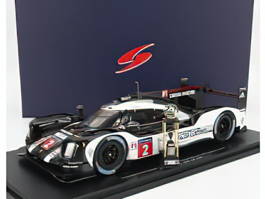 PORSCHEポルシェ 919 HYBRID 2.0L TURBO TEAM PORSCHE N 2 WINNER 24h LE MANS 2016 R.DUMAS - N.JANI - M.LIEB  BLACK WHITE /Sparkスパーク 1/18 ミニカー