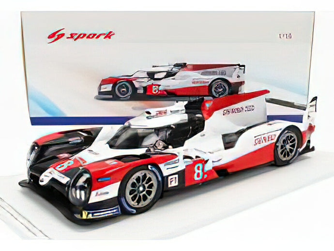 TOYOTA - TS050 2.4L HYBRID TURBO V6 TEAM TOYOTA GAZOO RACING N 8 WINNER 24h LE MANS 2020 S.BUEMI - B.HARTLEY - K.NAKAJIMA - RED WHITE /スパーク 1/18 ミニカー