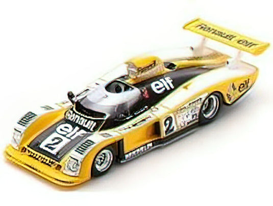 【予約】8月以降発売予定RENAULT - ALPINE A442B 2.0L TURBO V6 TEAM RENAULT SPORT N 2 WINNER 24h LE MANS 1978 D.PIRONI - J.P.JAUSSAUD  YELLOW WHITE BLACK /SPARK 1/18 ミニカー