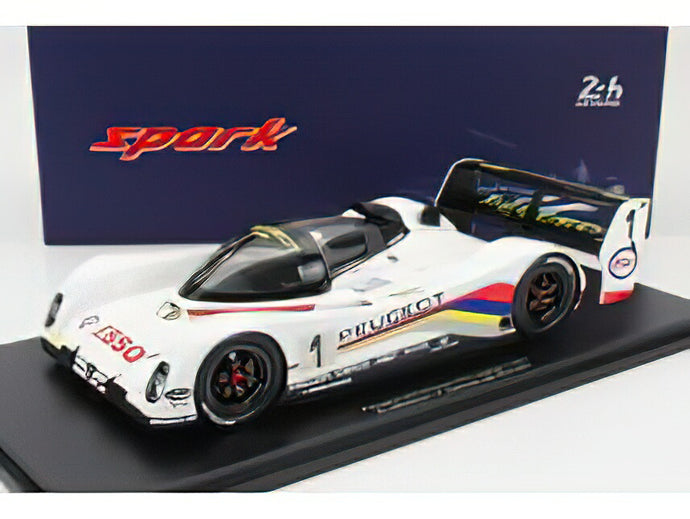 PEUGEOT - 905 EVO1bis SA35 3.5L V10 TEAM PEUGEOT TALBOT SPORT N 1 WINNER 24h LE MANS 1992 D.WARWICK - Y.DALMAS - M.BLUNDELL  WHITE /スパーク 1/18 ミニカー