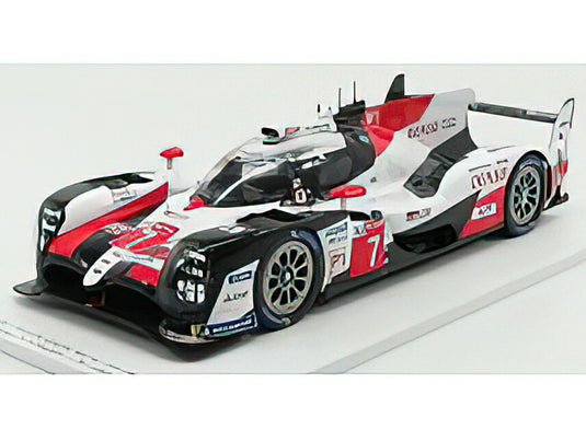 TOYOTAトヨタ TS050 HYBRID TEAM TOYOTA GAZOO RACING N 7 2nd 24h LE MANS 2019 M.CONWAY - K.KOBAYASHI - J.M.LOPEZ - WHITE RED BLACK  /SPARK  1/18 ミニカー
