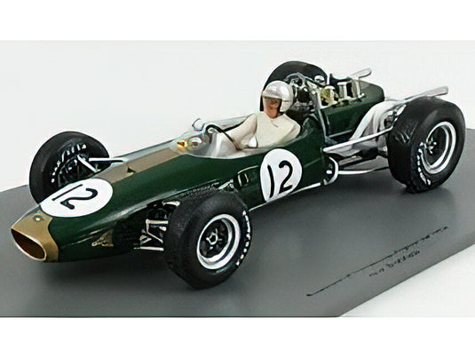 BRABHAM F1 BT19 N 12 WINNER FRENCH GP JACK BRABHAM 1966 WORLD CHAMPION - GREEN GOLD  /SPARK  1/18 ミニカー