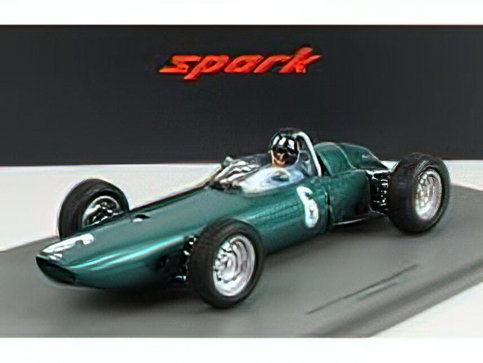 BRM - P57 N 6 WINNER MONACO GP 1963 G.HILL - CON VETRINA GREEN MET /Sparkスパーク 1/18 ミニカー