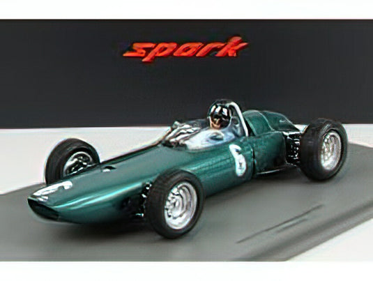 BRM - P57 N 6 WINNER MONACO GP 1963 G.HILL - CON VETRINA GREEN MET  /Sparkスパーク 1/18 ミニカー