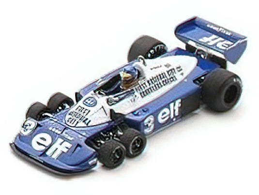 【予約】8月以降発売予定TYRRELL - F1 P34 ELF N 3 GERMAN GP 1977 RONNIE PETERSON  BLUE WHITE /SPARK 1/18 ミニカー