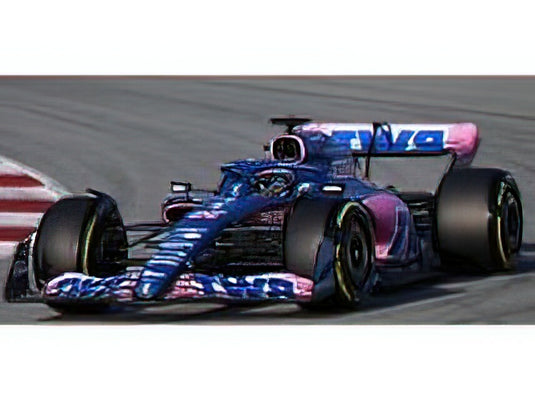 【予約】8月以降発売予定RENAULT - F1 A522 TEAM ALPINE BWT N 14 MONACO GP 2022 FERNANDO ALONSO  BLUE PINK /SPARK 1/18 ミニカー