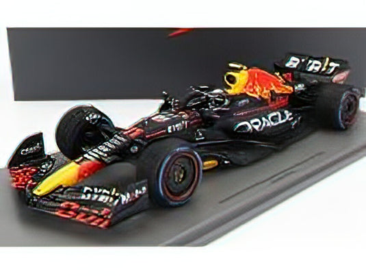 RED BULL - F1 RB18 TEAM ORACLE RED BULL RACING N 11 WINNER MONACO GP 2022 SERGIO PEREZ   SPECIAL BOX - MATT BLUE YELLOW RED /Sparkスパーク 1/18ミニカー