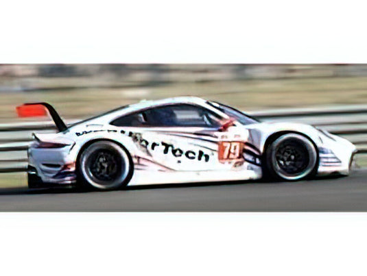 【予約】8月以降発売予定PORSCHEポルシェ911 991 RSR-19 4.2L TEAM WEATHERTECH RACING N 79 2nd LMGTE AM CLASS 24h LE MANS 2022 C.MACNEIL - J.ANDLAUER - T.MERRIL  WHITE /SPARK 1/18 ミニカー