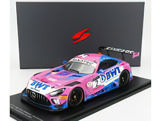 MERCEDES BENZベンツ GT3 AMG TEAM GETSPEED N 2 2nd 24h SPA 2022 L.STOLZ - S.SCHOTHORST - M.GOTZ - PINK WHITE LIGHT BLUE /Sparkスパーク 1/18 ミニカー