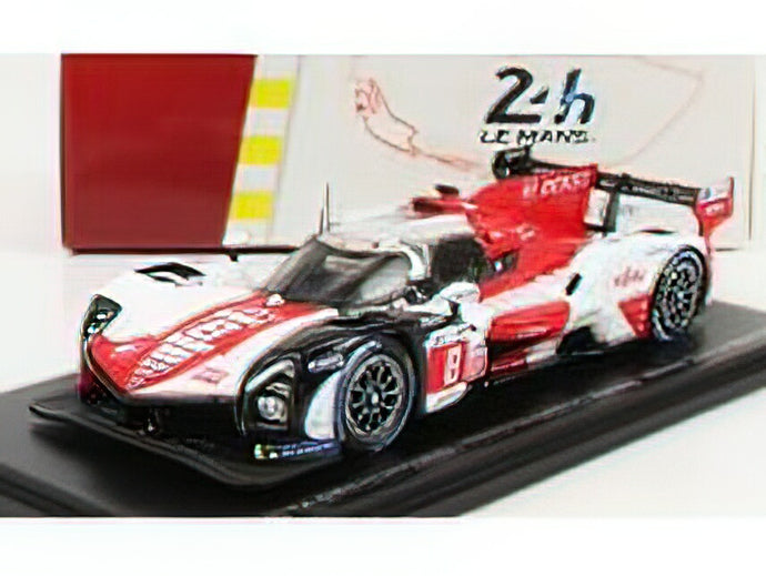 TOYOTA - GR010 3.5L TURBO HYBRID V6 TEAM TOYOTA GAZOO RACING N 8 WINNER 24h LE MANS 2022 S.BUEMI - B.HARTLEY - R.HIRAKAWA - WHITE RED GREY /Sparkスパーク 1/43 ミニカー