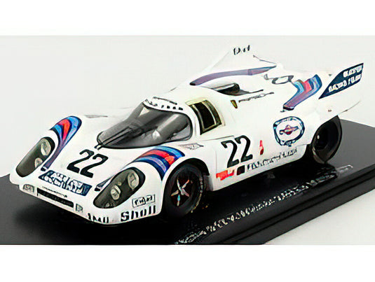 PORSCHEポルシェ 917K TEAM MARTINI RACING N 22 WINNER 24h LE MANS 1971 H.MARKO G.VAN LENNEP - WHITE  /SPARK  1/43 ミニカー