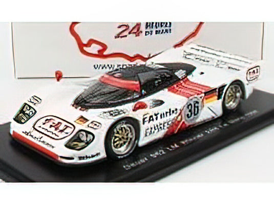 PORSCHEポルシェ DAUER 962 3.0L TURBO TEAM LE MANS PORSCHE N 36 WINNER 24h LE MANS 1994 M.BALDI - H.HAYWOOD - Y.DALMAS - WHITE RED /Sparkスパーク 1/43ミニカー