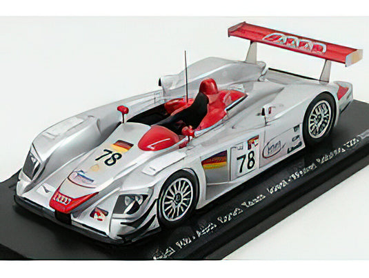 AUDIアウディ R8 N 78 WINNER 12h SEBRING 2000 F.BIELA - T.KRISTENSEN - E.PIRRO - WHITE RED  /SPARK  1/43 ミニカー