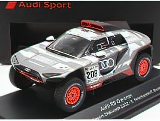 AUDIアウディ - Q E-TRON RS TEAM AUDIアウディ SPORT N 208 WINNER ABU DHABI DESERT CHALLENGE 2022 S.PETERHANSEL - E.BOULANGER - GREY SILVER BLACK /Sparkスパーク 1/43 ミニカー