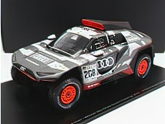 AUDIアウディ - Q E-TRON RS TEAM AUDIアウディ SPORT N 208 WINNER ABU DHABI DESERT CHALLENGE 2022 S.PETERHANSEL - E.BOULANGER - GREY SILVER BLACK /Sparkスパーク 1/18 ミニカー