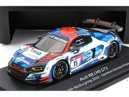 AUDI - R8 LMS GT3 TEAM AUDI SPORT PHOENIX N 15 WINNER 24h NURBURGRING 2022 D.VANTHOOR - F.VERVISCH - R.FRIJNS - K.VAN DER LINDE - BLUE WHITE RED /Sparkスパーク 1/43ミニカー