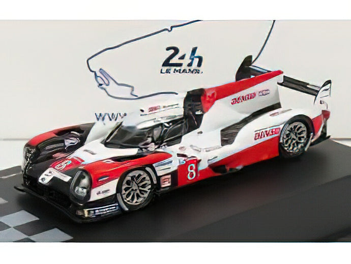 TOYOTA  TS050 2.4L HYBRID TURBO V6 GAZOO N 8 WINNER 24h LE MANS 2020 S.BUEMI /Spark 1/87ミニカー