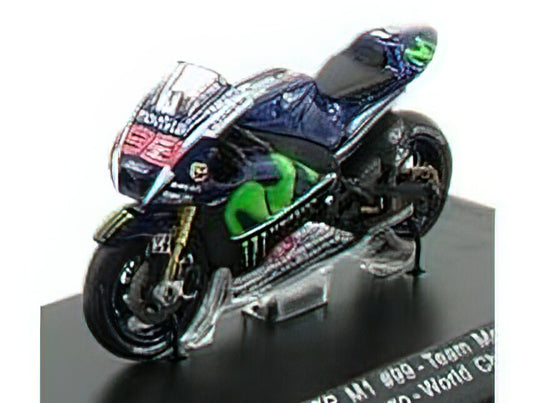YAMAHAヤマハ YZR-M1 TEAM YAMAHA FACTORY RACING N 99 WINNER VALENCIA MOTOGP JORGE LORENZO 2015 WORLD CHAMPION - BLUE MET WHITE GREEN /Sparkスパーク 1/43 ミニカー