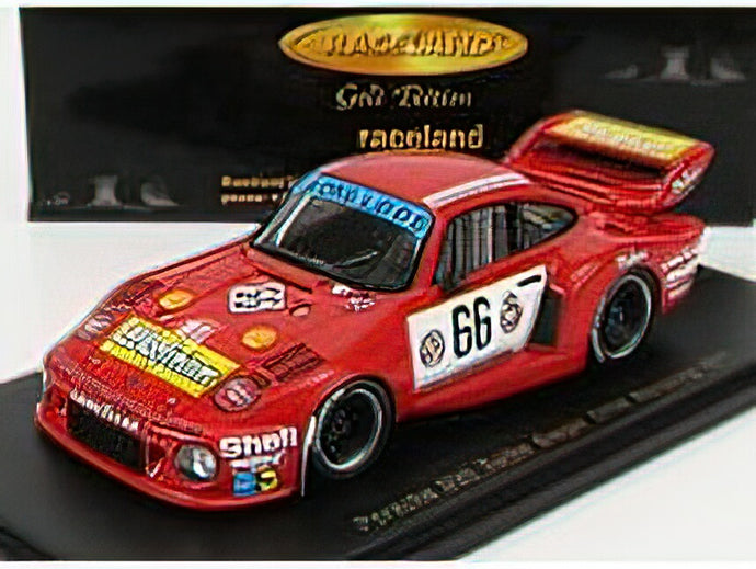 PORSCHEポルシェ 935 TEAM GELO WARSTEINER SIEGER N 66 WINNER DRM NORISRING 1977 R.STOMMELEN - RED YELLOW /Sparkスパーク 1/43 ミニカー
