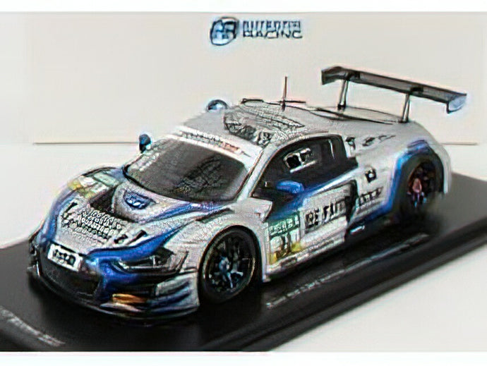 AUDIアウディ - R8 LMS GT3 TEAM TECE RUTRONIK RACING N 33 ADAC GT MASTERS OSCHERSLEBEN 2021 D.MARSCHALL - K.L.SCHRAMM - SILVER BLUE FLUO /Sparkスパーク 1/43 ミニカー