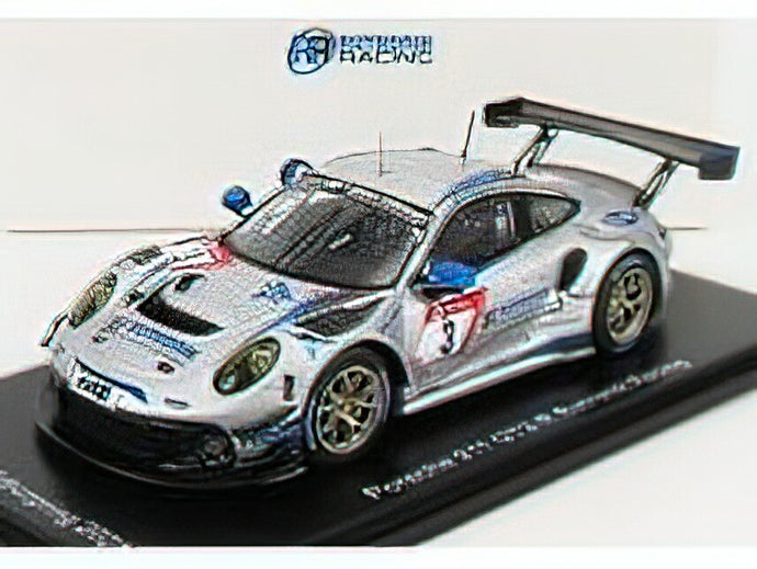 PORSCHEポルシェ 911 991-2 GT3-R TEAM RUTRONIK RACING N 3 24h NURBURGRING 2021 R.DUMAS - J.ANDLAUER - L.VANTHOOR - T.MULLER - SILVER BLUE /Sparkスパーク 1/43 ミニカー