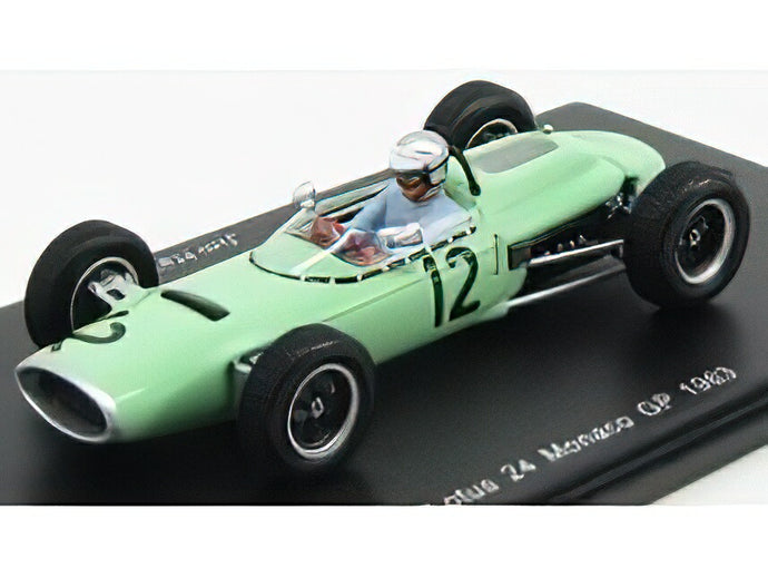 LOTUS  F1 24 N 12 MONACO GP 1963 J.HALL - VERY LIGHT GREEN /Spark 1/43ミニカー