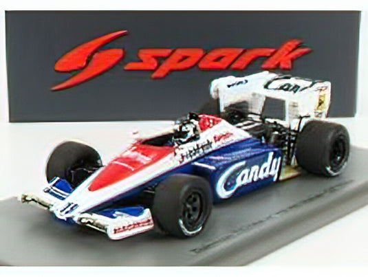 TOLEMAN - F1 TG184 N 19 ITALY GP 1984 S.JOHANSSON - WHITE BLUE RED /Sparkスパーク 1/43 ミニカー