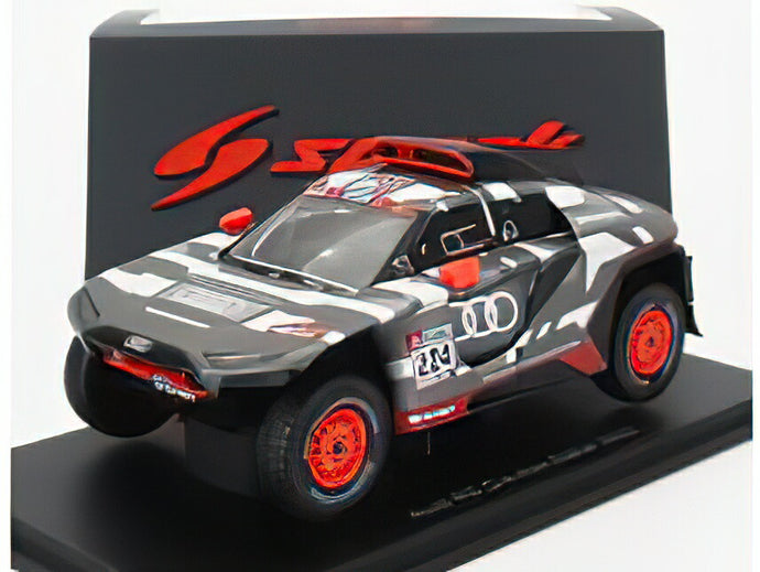 AUDI - Q E-TRON RS TEAM AUDI SPORT N 224 RALLY DAKAR 2022 M.EKSTROM - E.BERGKVIST - GREY SILVER BLACK /Spark 1/43 ミニカー