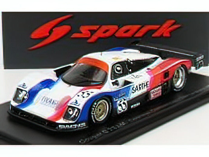 COURAGE - COUGAR C28LM 3.0L TEAM COURAGE COMPETITION N 55 24h LE MANS 1992 L.ROBERT - P.FABRE - M.BRAND - WHITE ORANGE BLUE /Sparkスパーク 1/43 ミニカー