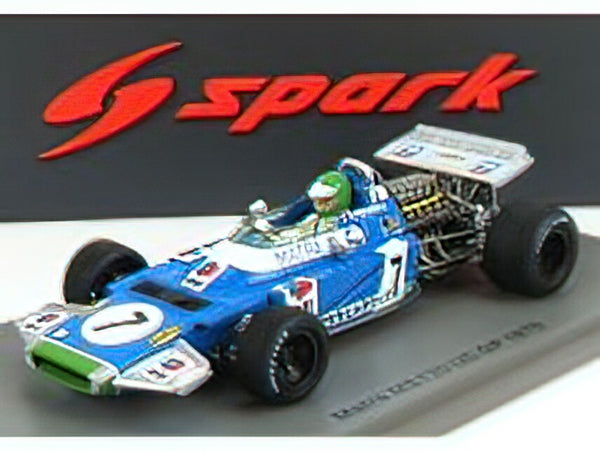 MATRA SIMCA - F1 MS120 N 7 USA GP 1970 H.PESCAROLO - LIGHT BLUE WHITE /Sparkスパーク 1/43ミニカー