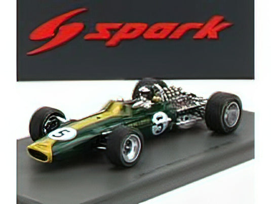 LOTUS - F1 49 N 5 WINNER HOLLAND GP 1967 J.CLARK - GREEN YELLOW /Sparkスパーク 1/43 ミニカー