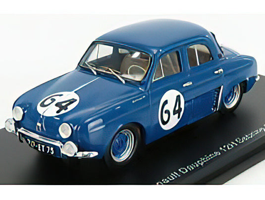 RENAULTルノー DAUPHINE TEAM RENAULT COMPANY N 64 12h SEBRING 1957 M.MICHY - M.FOULGOC - BLUETTE  /SPARK  1/43 ミニカー