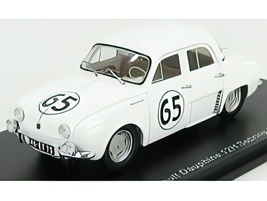 RENAULTルノー DAUPHINE TEAM RENAULT COMPANY N 65 12h SEBRING 1957 G.THIRION - N.FERRIER - G.SPYDEL - WHITE  /SPARK  1/43 ミニカー