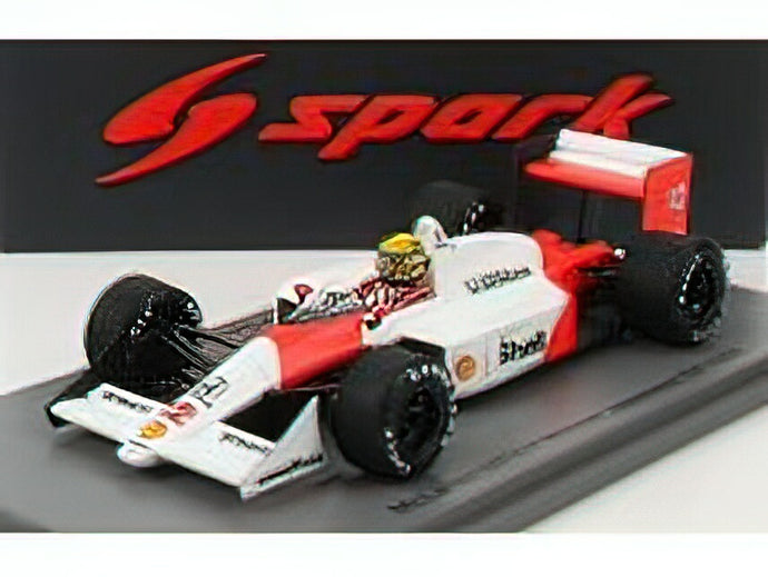 McLARENマクラーレン - F1 MP4/4 N 12 WINNER JAPAN GP AYRTON SENNA 1988 WORLD CHAMPION - WHITE RED /Sparkスパーク 1/43 ミニカー