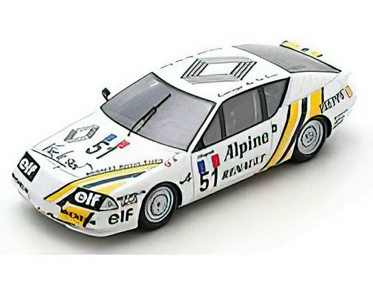 【予約】12月以降発売予定RENAULT - ALPINE A310 N 51 CASTELLET 1985 J.RAGNOTTI - WHITE YELLOW BLACK /Spark 1/43 ミニカー