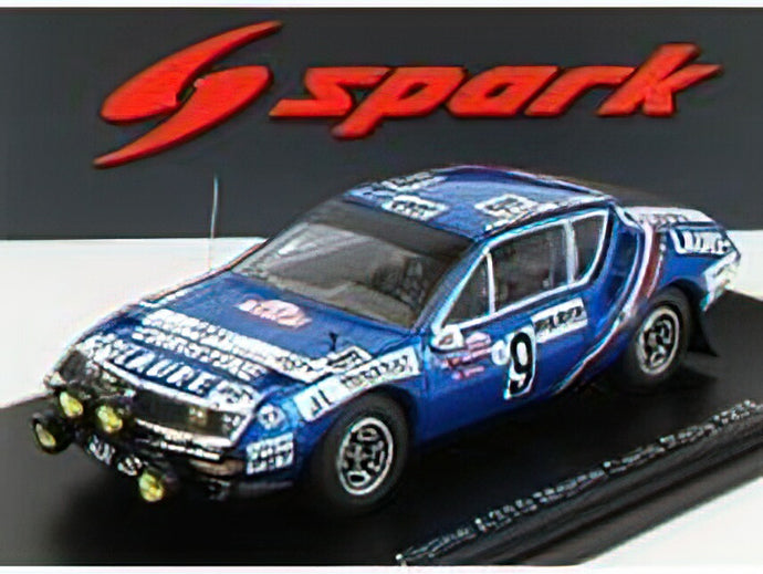 RENAULT - A310 ALPINE N 9 RALLY MONTECARLO 1976 J.L.THERIER - M.VIAL - BLUE BLACK /Sparkスパーク 1/43 ミニカー
