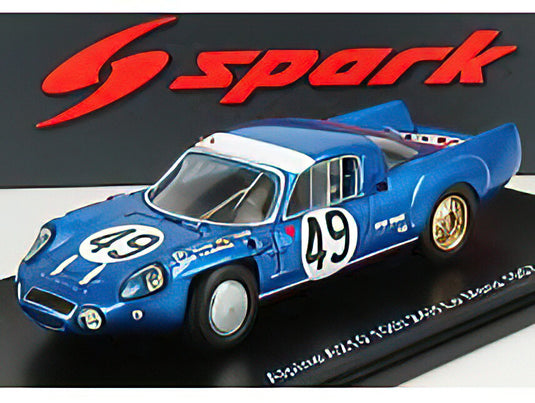 RENAULTルノー ALPINE A210 TEAM ECURIE SAVIN CALBERSON N 49 24h LE MANS 1967 A.DE CORTANZE - A.LE GUELLEC - BLUE  /SPARK  1/43 ミニカー