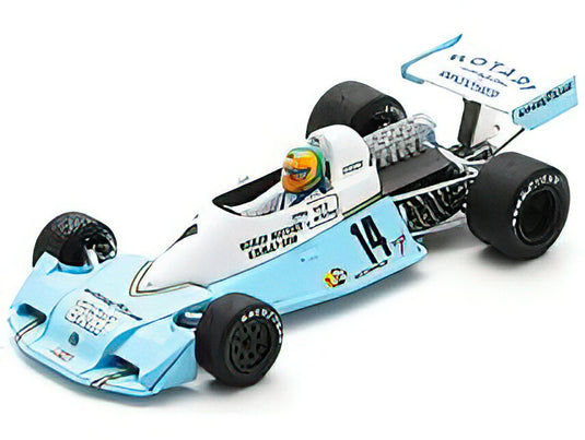 【予約】12月以降発売予定BRM - F1 P201B N 14 AFRIQUE DEL SUD GP 1977 L.PERKINS - LIGHT BLUE WHITE /Spark 1/43 ミニカー