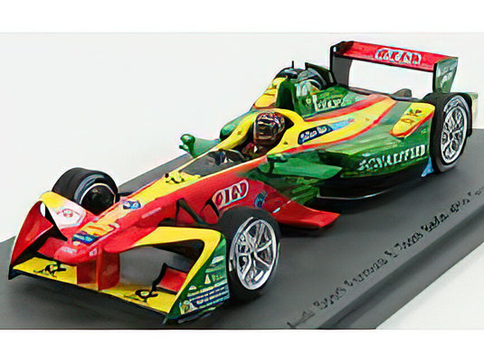 AUDIアウディ FORMULA-E FE02 E-TRON TEAM AUDI SPORT ABT SCHAEFFLER N 66 BERLIN GP 2016-2017 D.ABT - YELLOW GREEN RED  /SPARK  1/43 ミニカー