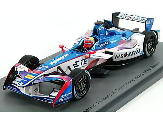 ANDRETTI - FORMULA-E ATEC-02 TEAM ANDRETTI N 27 HONG KONG GP 2016-2017 R.FRIJNS - LIGHT BLUE WHITE  /SPARK  1/43 ミニカー