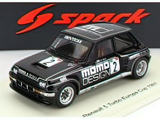 RENAULT - R5 TURBO N 2 EUROPA CUP 1981 MASSIMO SIGALA - BLACK /SPARK 1/43 ミニカー
