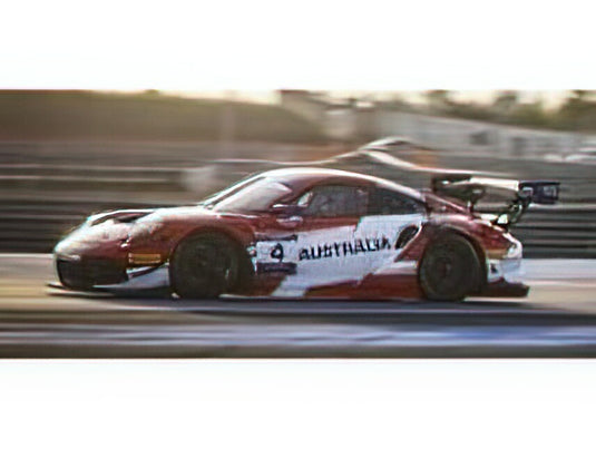 【予約】8月以降発売予定PORSCHEポルシェ991 911 GT3 R TEAM AUSTRALIA N 4 WINNER FIA MOTORSPORT GAMES GT SPRINT CUP PAUL RICHARD 2022 M.CAMPBELL - RED WHITE /SPARK 1/43 ミニカー