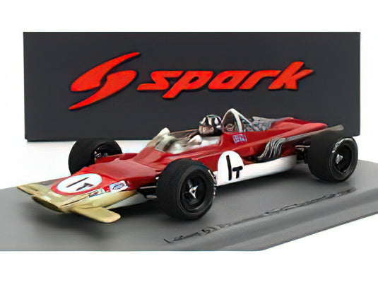LOTUS - F1 63 N IT PRACTICE DUTCH GP 1969 G.HILL - RED GOLD /Spark 1/43 ミニカー