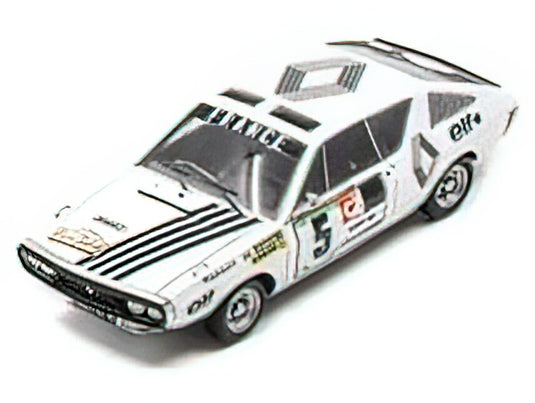 【予約】8月以降発売予定RENAULT - R17 N 5 RALLY BANDAMA 1973 J.F.PIOT - F.JAUBER - WHITE BLACK /SPARK 1/43 ミニカー
