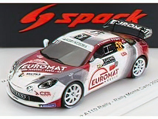 RENAULT - ALPINE A110 RALLY N 53 RALLY MONTECARLO 2022 C.CASANOVA D.CORVI - WHITE RED /SPARK 1/43 ミニカー
