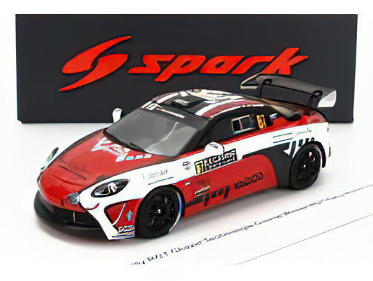 RENAULT - ALPINE A110 RALLY RGT TEAM CHAZEL TECHNOLOGIE COURSE N 67 WINNER RGT RALLY MONTECARLO 2023 L.PANAGIOTIS - C.GODDI - RED WHITE /スパーク 1/43 ミニカー