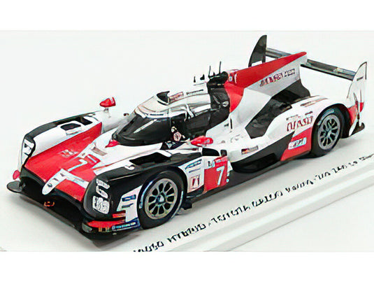 TOYOTAトヨタ TS050 HYBRID TEAM TOYOTA GAZOO RACING N 7 2nd 24h LE MANS 2018 M.CONWAY - K.KOBAYASHI - J.M.LOPEZ - WHITE RED BLACK  /SPARK  1/43 ミニカー
